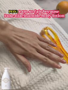 Niacinamide Whitening Body Lotion 500g Permanent whitening and brightening Moisturize and whiten the skin light and non-sticky smooth and firm
