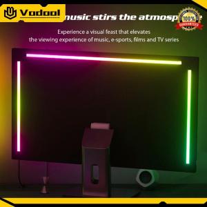 Color Changing LED Strip Lighting USB-Powered Monitor Backlight Strip for Bedroom Home Decor