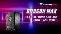 Casing PC VenomRX Drogon Max ATX + 4Fan ARGB. 