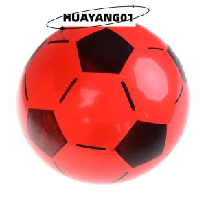 HUAYANG01 [HOT FASHION] Inflatable PVC Football Soccer Ball Kids Children Beach Pool Ball Toy