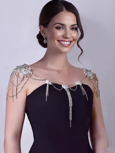 Tôn tạo có thể tháo rời rìa Vai Vòng cổ cô dâu cơ thể cho tiệc đám cưới và dịp đặc biệt