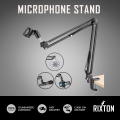 RIXTON Microphone Stand Adjustable Phone Stand Suspension Boom Scissor Arm Stand Special Equipment for Live Broadcasting. 