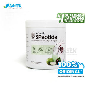 MGanik 3peptide 330gr - 3 Peptide Suplemen Jantung Kardiovaskular - Rasa Apel Manggis