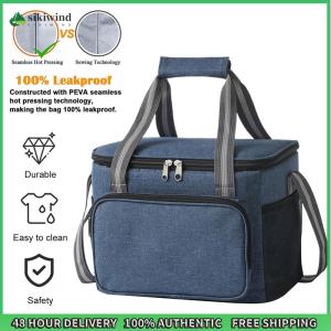 【Clearance sale processing】 Foldable Insulated Lunch Bag with Adjustable Strap Cooler Bag for Men Women Space-saving Food Storage