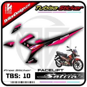Sticker Striping Satria 2014 - Stiker Striping List Variasi Motor Satria 2014. TBS.SF.10