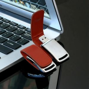 Flashdisk USB 2.0 Kulit Magnet 4gb 8gb 16gb 32gb Real Capacity Custom