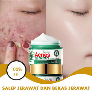 SADOER Repair Acne Cream Anti Acne Spots Acne Treatment Scar Blackhead Cream Shrink Pores Whitening Moisturizing Face Skin Care 50g