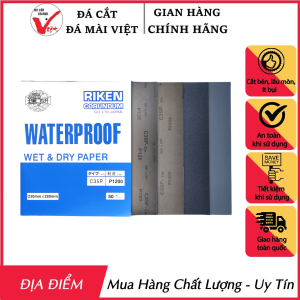 [Combo 5 tờ] Giấy Nhám Nước Nhật RIKEN C35P Số Lớn Từ P1000 Đến P2500 (mỗi số 1 tờ) - Giấy nhám mịn - Giấy nhám các cỡ
