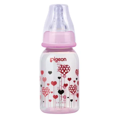 PIGEON Botol Susu Flexible PP Clear RP 120Ml - Pink