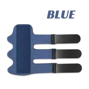 Blue/Black/Beige Medical Finger Stabilizer Adjustable Strap & Comfortable Support Broken Arthritis