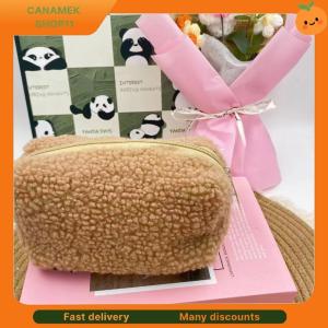 ❣️❣️❣️ Plush Makeup Bags For Women Soft Travel Cosmetic Bag Organizer Case Lady Girls Make Up Case