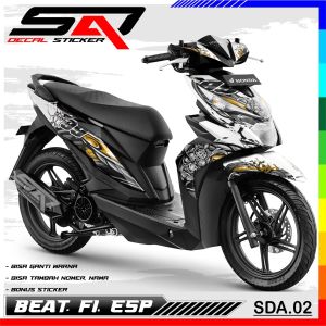 Decal Stiker Custom Full Body BEAT EspFiStreet - DeKal Sticker Variasi Motor BEAT Esp SDA.02