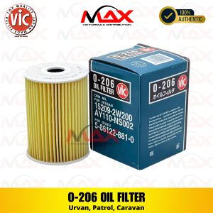 O-206 Vic Oil Filter Element Type Urvan Patrol Caravan