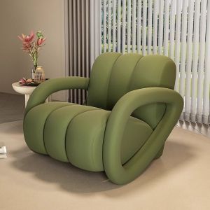 UrbanSpace SG- Modern Fabric Sofa Chair Single Double Seater Lounge Chair Cat Scratch Leather Sofa For Small Living Room Bedroom