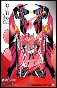 Honda Click V3 Malaysian Concept Decals/Sticker