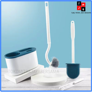 MitraJaya Sikat WC 3 in 1 Toilet Brush 3in1 Alat Pembersih Kloset Kamar Mandi Praktis