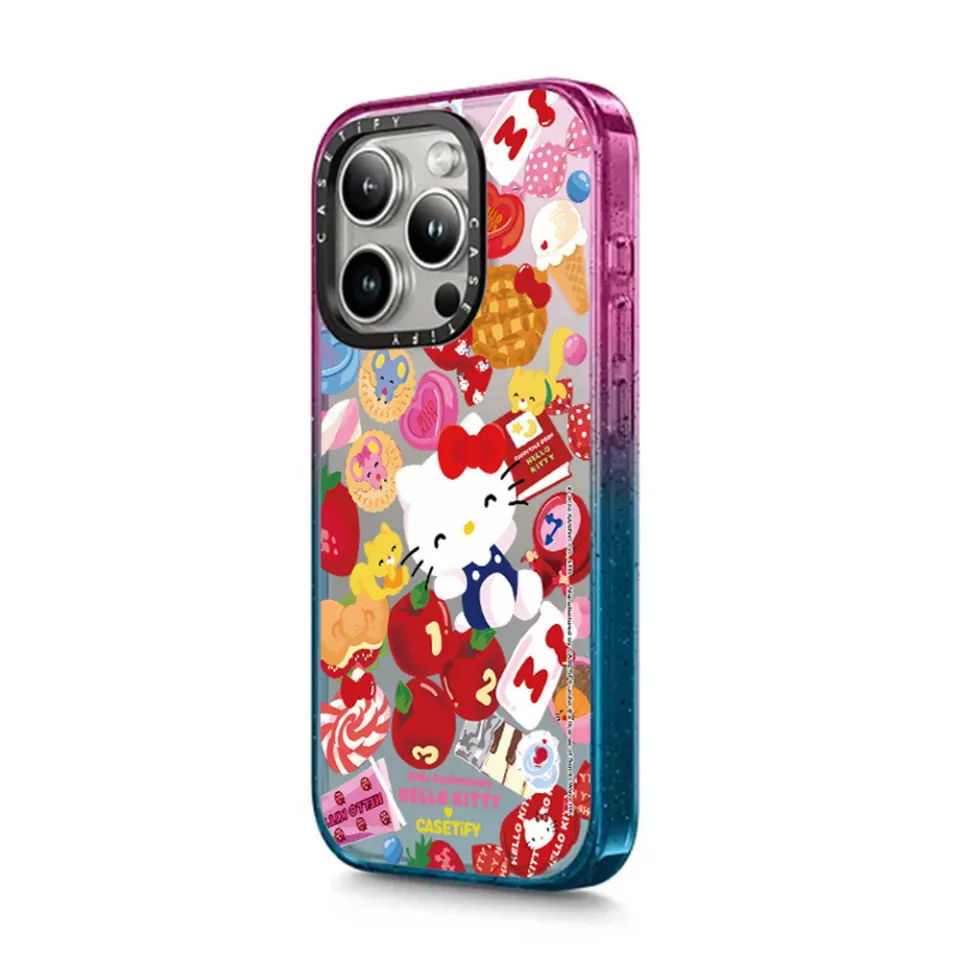 CASETiFY Hello Kitty 50th Anniversary Sticker Frame Case Cotton
