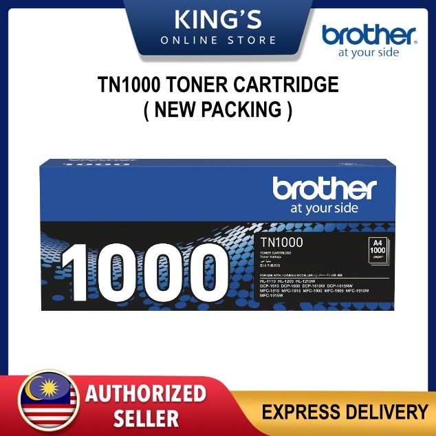 BROTHER TN-1000 TONER CARTRIDGE ( 1000PGS ) / DR-1000 DRUM UNIT ...