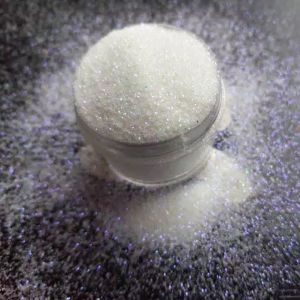Glitter White kilau Ungu Halus 5gr/ 50gr untuk finishing white henna atau nailart