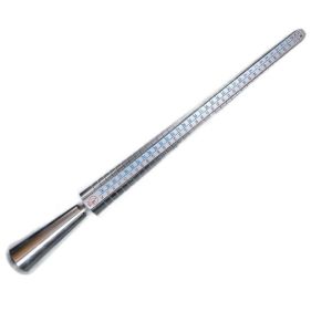 JON09 Durable Ring Sizer Measuring Tool Set Aluminum Ring Mandrel Ring Stick Ring Gauges with Finger Sizer Adjuster Smooth Edges Ring Mandrel Measurement Tool Jewelry Sizing Measuring