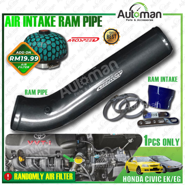 Arospeed Honda Civic EK EG AntiHeat Coated Air Intake Ram Pipe Lazada