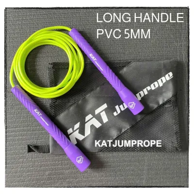 Dây nhảy thể thao dây nhảy tốc độ PVC (tay cầm dài 21cm)