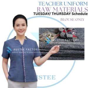 LAM 2026 Deped Uniform Blouse and Pants Teacher Uniform Shedule from Monday to Thursday Raw Materials Unready to Wear