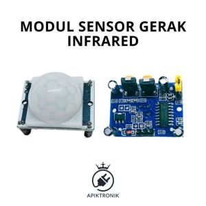 MODUL SENSOR PIR SensorHC-SR501 HCSR501 SR501 PIR Modul Sensor Gerak Infrared