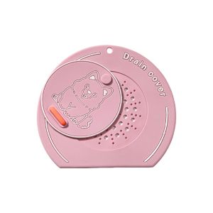 VIVIDI Silicone Nắp thoát nước sàn Chống mùi hôi Chó hoạt hình Tấm lót kín bồn rửa nhà bếp Sáng tạo Chống tắc nghẽn Tấm lót sàn thoát nước Dụng cụ thu gom tóc trong phòng tắm