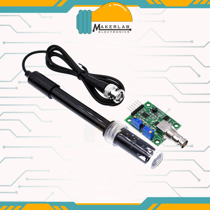 PH-4502C Liquid PH Sensor with E201-BNC Electrode for Arduino | Lazada PH