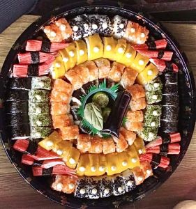 Best Seller 100 pcs  Mixed Sushi Platter By Winsum Sushi