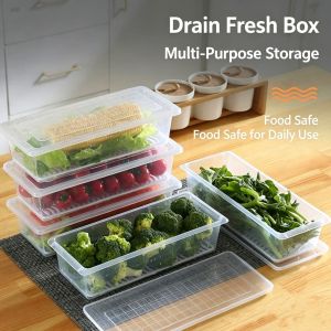 Freezer Storage With Lid Fresh-keeping Box Refrigerator Sorting Box Anti Odor Classification