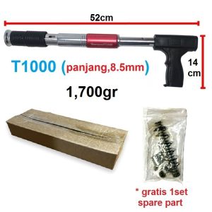 Mini Stampset T500 Mesin Stamp Alat Tembak Paku 7.3mm T1000 8.5mm Beton besi keramik Baja Dinding Semen Stamset Untuk kontruksi Ramset Paku beton Paku Beton dan Plat Baja