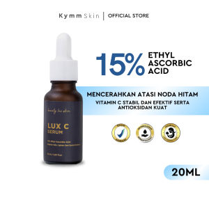 KYMM SKIN 15% Vitamin C Serum Dark Spot & Whitening Booster 20ml | Serum Perawatan Noda Hitam Kulit Kusam Mencerahkan