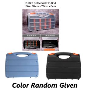 PPP Component Storage Box Screw Nails Metal Hardware Tool Handyman Mechanic Heavy Duty Durable Tool Professional Organizer 1489