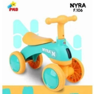 Mainan Sepeda Anak Roda Empat Nyra F106 Cocok untuk Anak Usia 1–5 Tahun Sabuk Pengaman