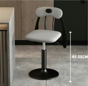 （COD）Bar Chair And high Stool Bar Can Be Lifted And Light And The Back -to -back Net Red High Stool
