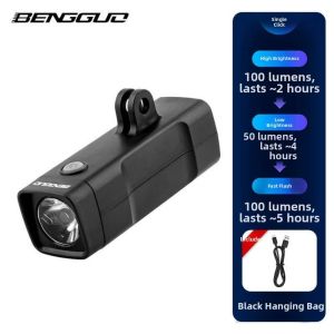 SQMETR Có thể sạc lại bằng USB Đèn trước xe đạp Siêu sáng Chống thấm nước Đèn pha xe đạp Độ sáng cao Đèn xe đạp dành cho đi xe ban đêm/ dành cho thiết bị đạp xe