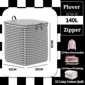 [YMOME]Super load-bearing capacity Storage Bag Folding Storage Bag Wardrobe Organisers Quilt Storage Bag Large Capacity Quilt Storage Bag 105L/140L/180L Waterproof Moisture-Proof Portable Clothes Storage Bag
