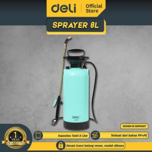 Deli Sprayer 8 Liter / Alat Semprot Tanaman /Hama/Desinfektan DL581108