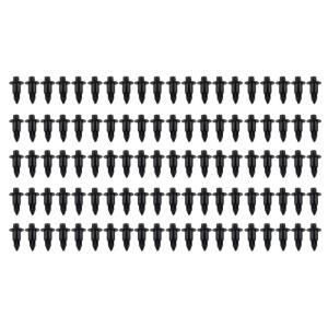 100pcs Motorcycle Clips rusts Resistant Plastic Clips Rustproof Coated Clips Precisions Screws for Bike Maintainance