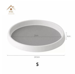 DXL Multifunctional Kitchen Storage Rack Rotatable Kitchen Organizer Fruit Bathroom Storage Tray