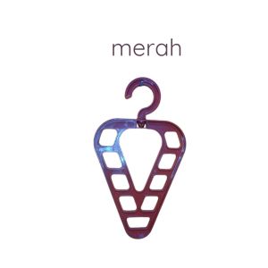 GM9-Gantungan Baju Bentuk Love Gantungan Serbaguna 9 in 1