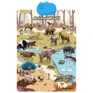 Talking ABC Wall Chart for Kids Fun Educational Toy for Boys Girls Interactive Cognitive Skill Sounding Wall Chart