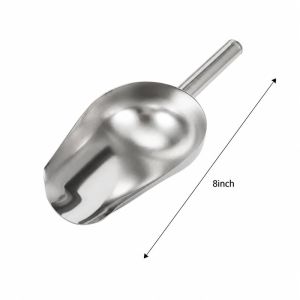 Universal Stainless Steel Ice Scoop Ice Cube Scoop For Cold Drink Shop Ice Take Transfer