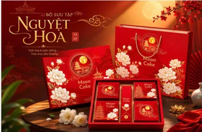 🌕 Vỏ Hộp Bánh Trung Thu 2026 Mẫu Mới (Hộp đựng 4 bánh): Thiết Kế Tinh Tế | Mẫu Mã Đa Dạng