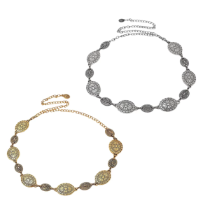 Phong cách bohemian lấy cảm hứng từ kim loại dải thắt eo phong cách dân tộc có thể điều chỉnh vành đai kỳ nghỉ phụ kiện du lịch cho trendsetters