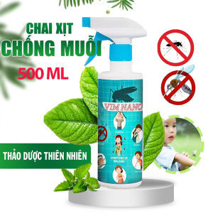 Chai Xịt Thảo Mộc Đuổi Muỗi Côn Trùng KIRENA 500ml Thân Thiện Người Dùng - Xua Đuổi Muỗi Gián Côn Trùng