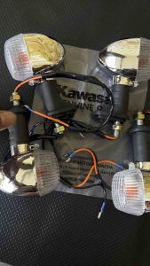 CROME Lampu sen Ninja R universal premium Gagang panjang