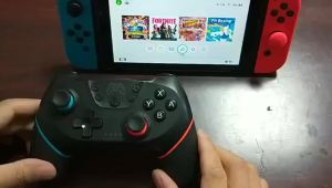 Pro Controller Wireless Bluetooth Gamepad Joystick For N-SL Console Pro Host With 6-axis vibration game Handle